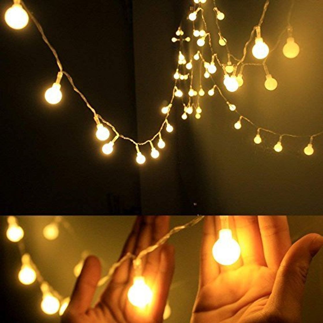 Social Ilaz Guirnarldas Blancas Cálida Led Luces