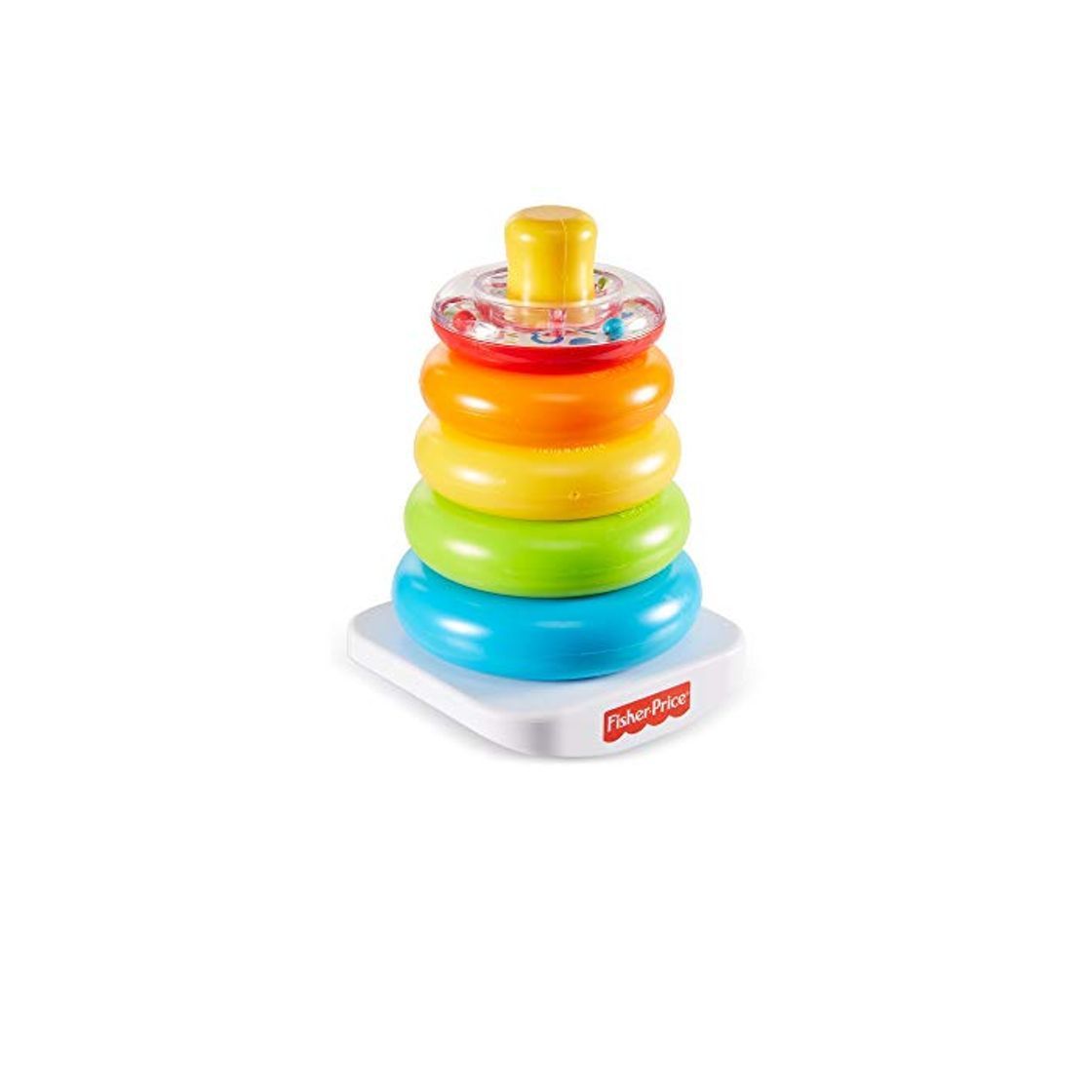 Social Fisher-Price - Pirámide Balanceante, Juguete para Bebé +6 Meses