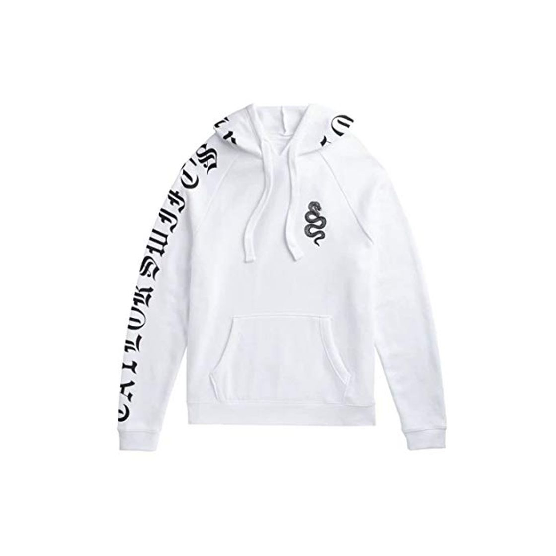 Social Taylor Swift reoutation Sudadera Blanca con Capucha de Serpiente