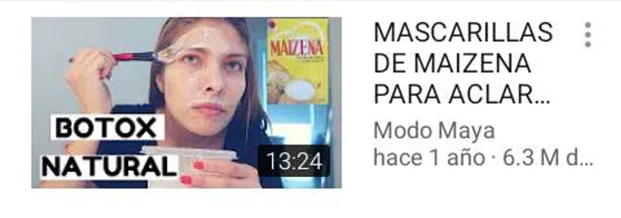 Social Mascarilla De Maizena para aclarar el rostro 🤗