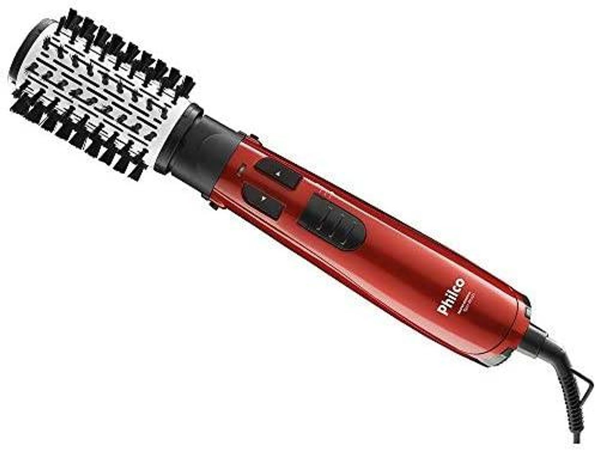 Moda Escova Rotativa, Spin Brush Pec04V, 1000W, Vermelho, 110V, P