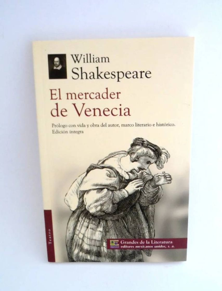 Libro El mercader de Venecia