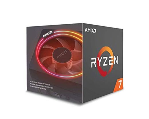 AMD Ryzen 7 2700X - Procesador con disipador de calor Wraith Prism