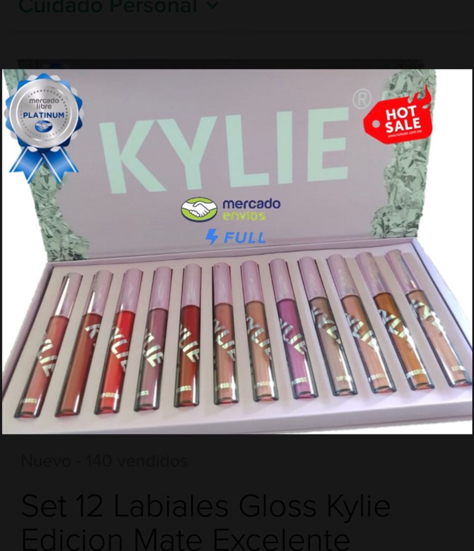 Producto Set 12 Labiales Gloss Kylie Edición Mate