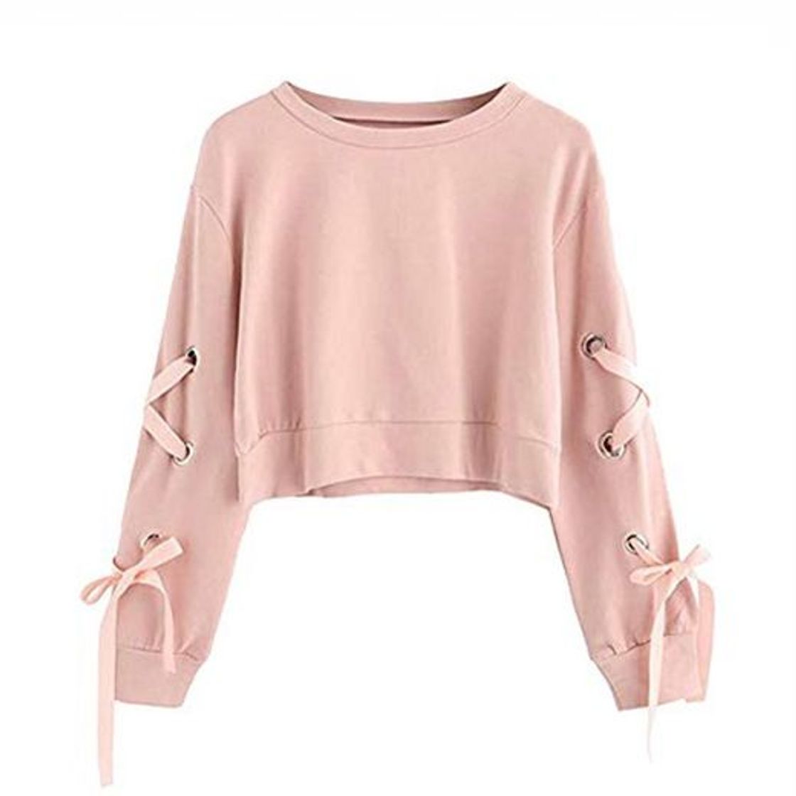 Place Fossen Mujer Sudaderas Cortas 2028 Otoño e Invierno Blusas con Manga Larga
