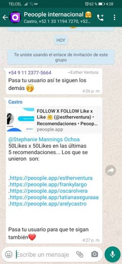 Grupo de whatsapp para ayudarnos entre todos 🤗