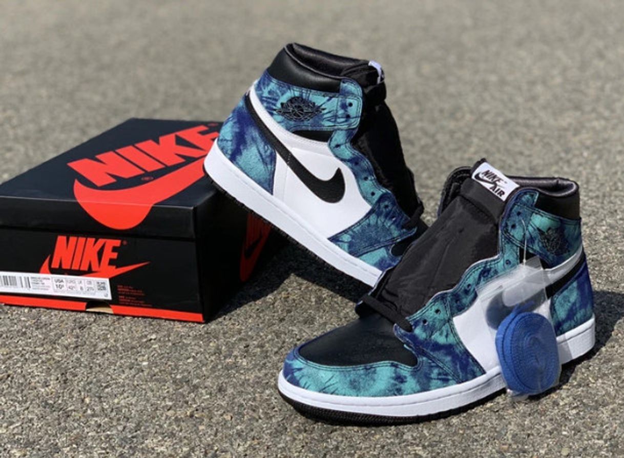 Moda JORDAN 1 HIGH TIE DYE