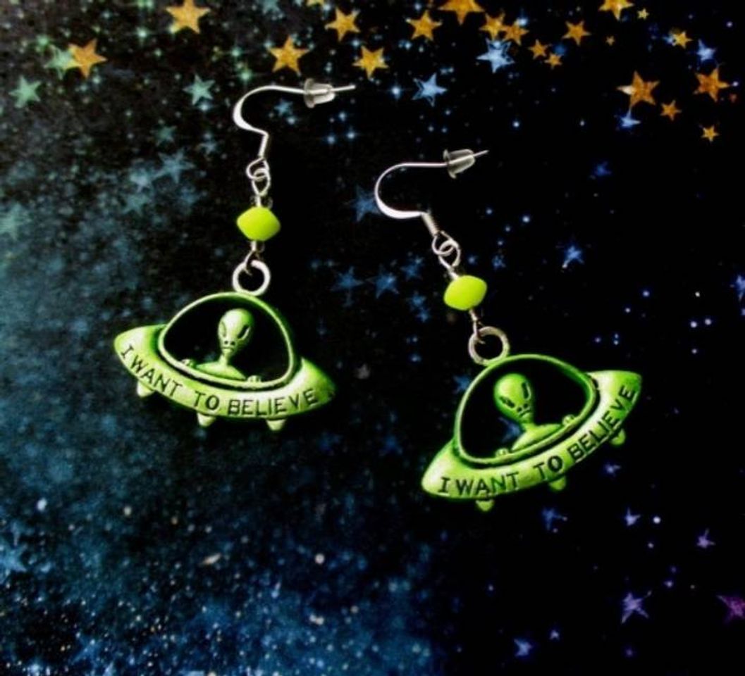 Product Aretes Alien 2 💚