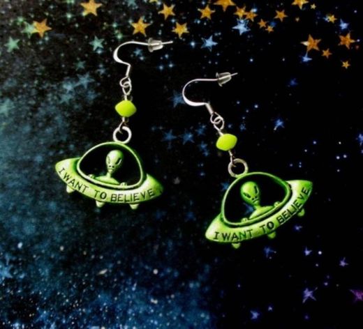 Aretes Alien 2 💚