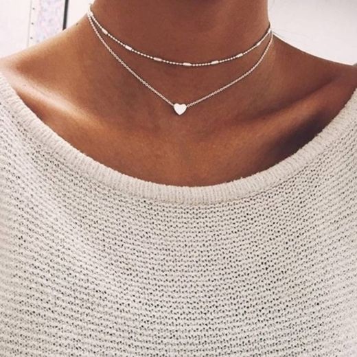 Collares sencillos pero divinos 💖