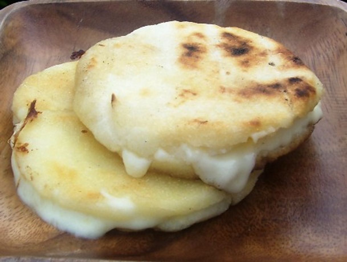 Arepa con queso