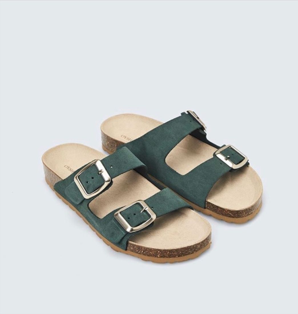 BIO DOBLE HEBILLA SERRAJE VERDE - Novedades - Zapatos ...