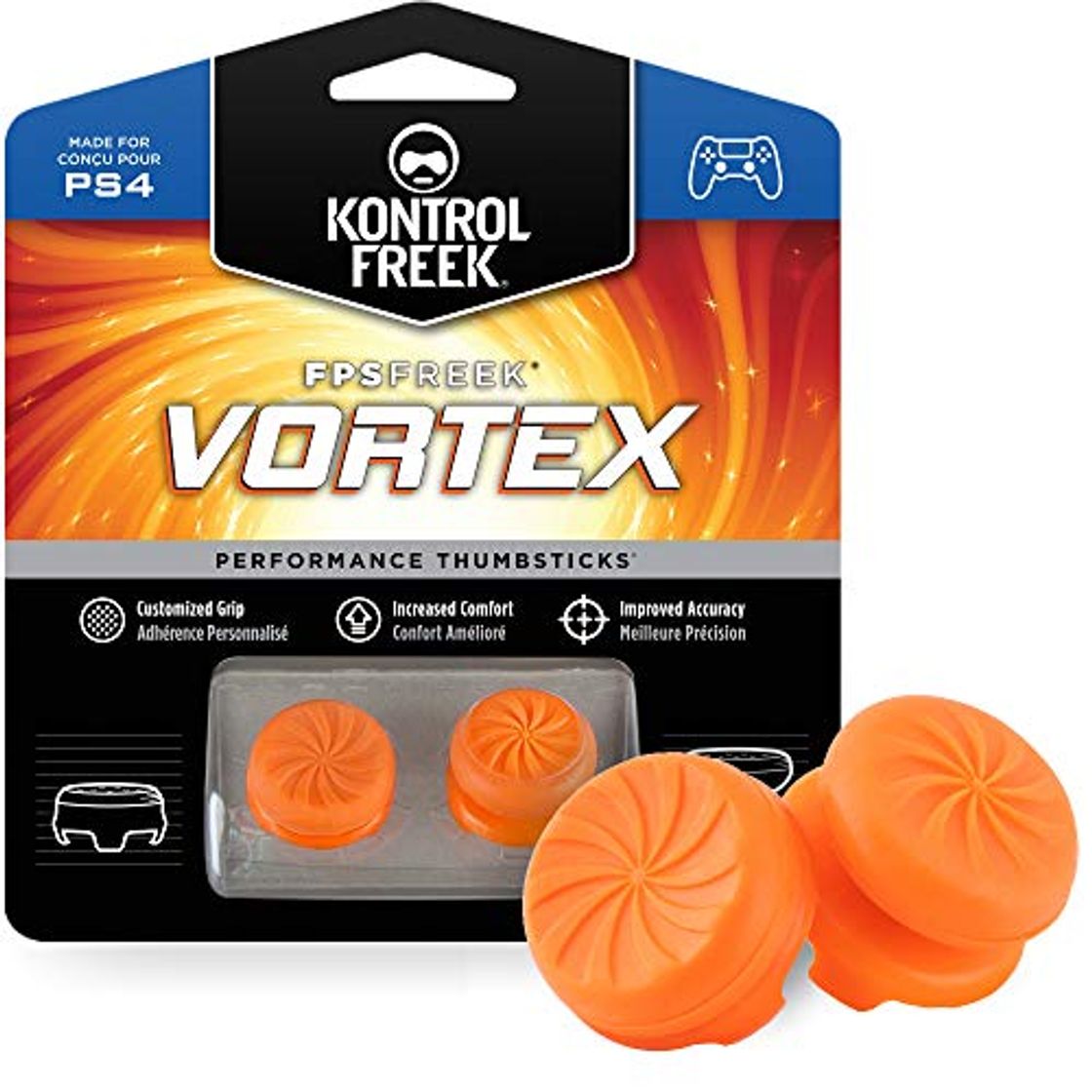 Lugares KontrolFreek FPS Freek Vortex Performance Thumbsticks para mando de PlayStation 4