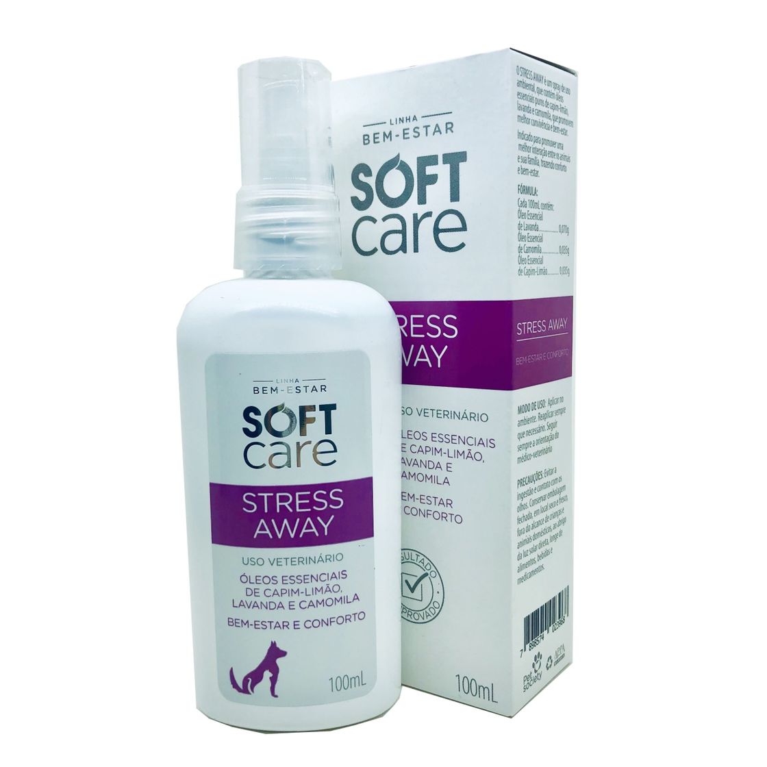 Fashion Spray Relaxante Pet Society Stress Away 100ml