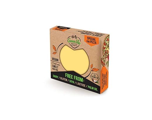 GreenVie Queso de Pizza Bloque vegano 250g