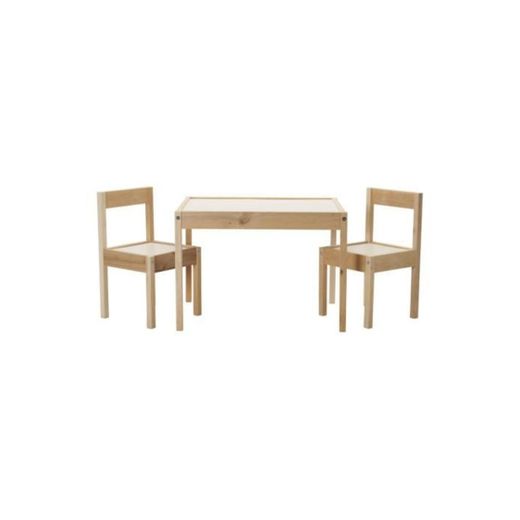 IKEA LÄTT Mesa para niños con 2 sillas