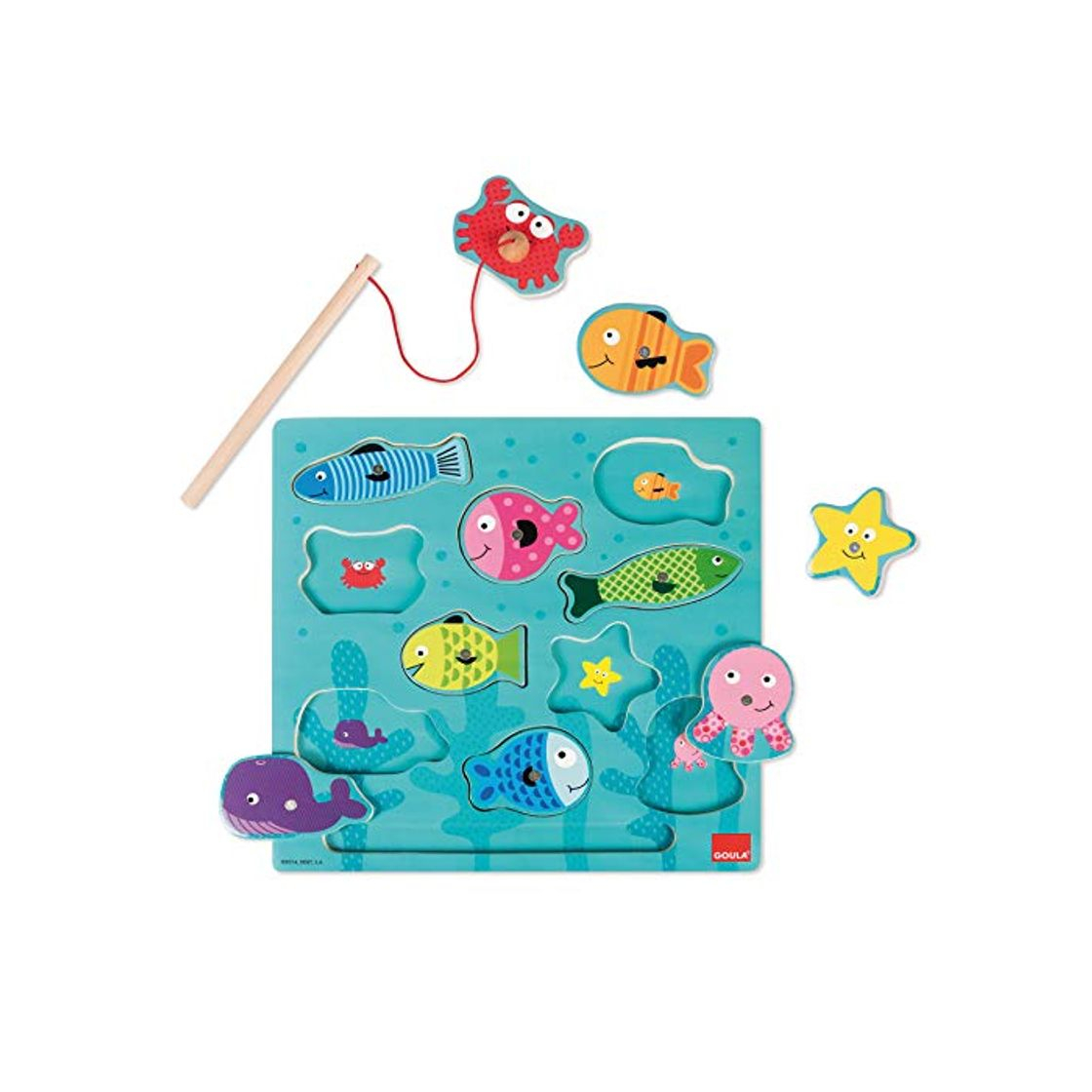 Producto Goula Puzzle pesca magneticos para niños de 2 años