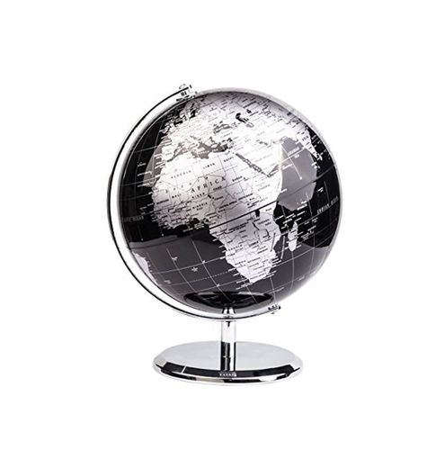 Exerz 20cm Globo Terráqueo - en Inglés - Decoración de escritorio educativa/geográfica/moderna