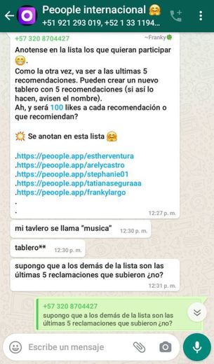 Grupo de whatsapp