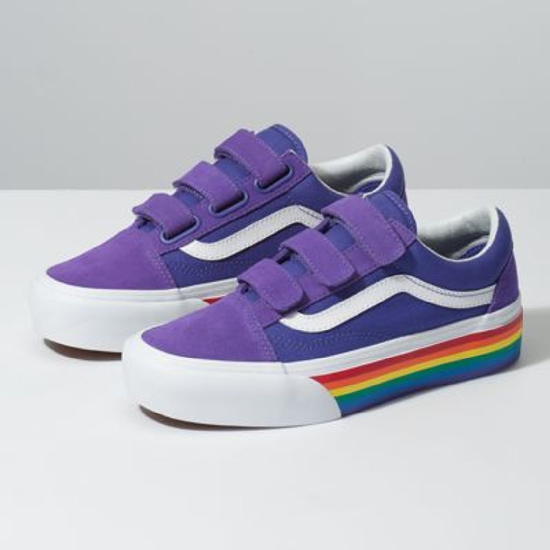 Fashion Rainbow Old Skool V Platform 