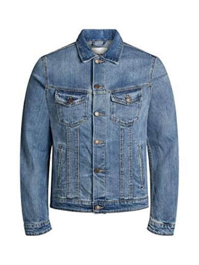 Jack & Jones Jjialvin Jjjacket Sa 002 Noos Chaqueta de jean, Azul