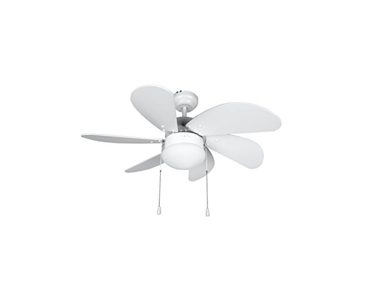 Social Orbegozo CP 15076 B - Ventilador de techo con luz