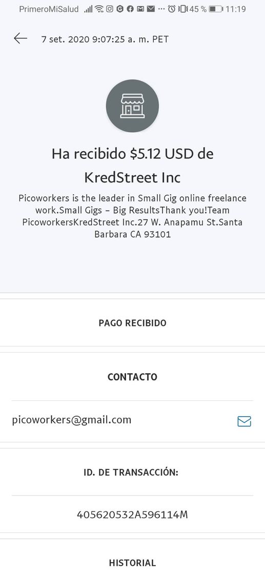 Social Página web Picoworkers