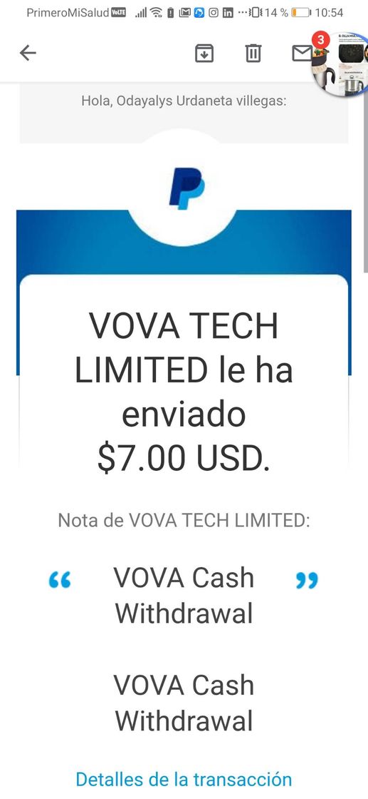 Social App vova! Recomendada me ha pagado 9.50$ en dos retiros🤑🤑