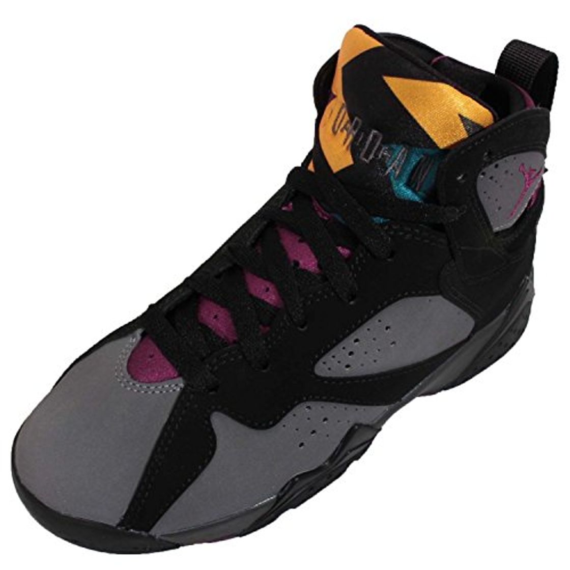 Moda Nike Air Jordan 7 Retro BG, Zapatillas de Baloncesto para Niños, Negro/Gris