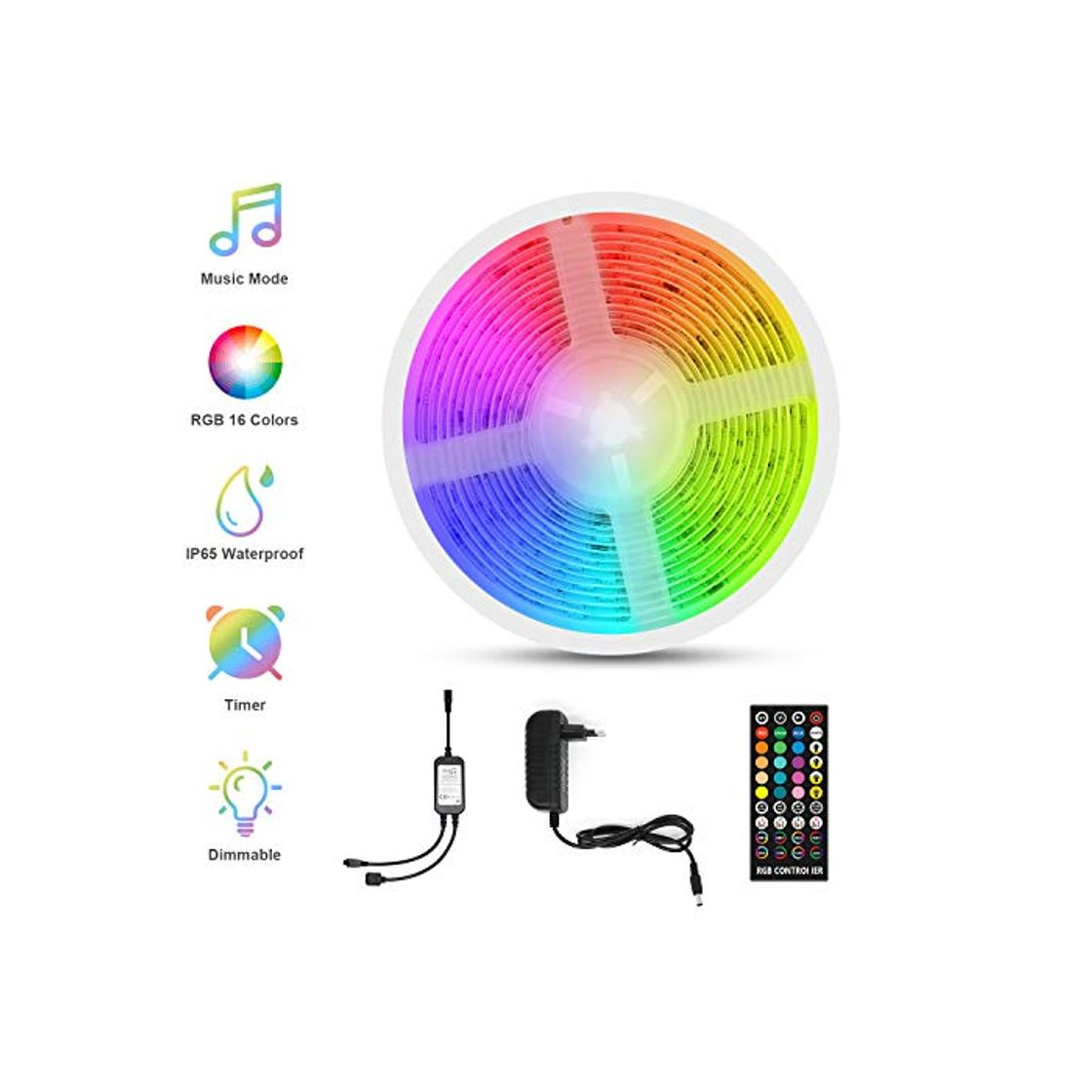 Social Tiras LED Música