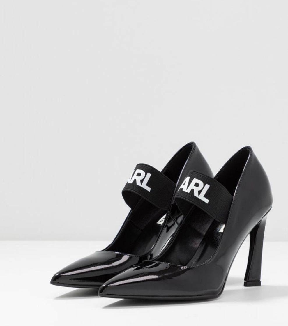 Moda KARL LAGERFELD - black high heels 🖤