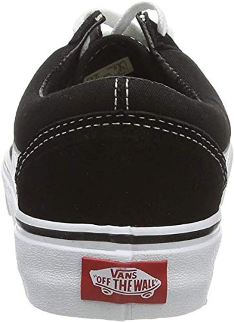 Fashion Vans Old Skool, Zapatillas Unisex Adulto, Negro