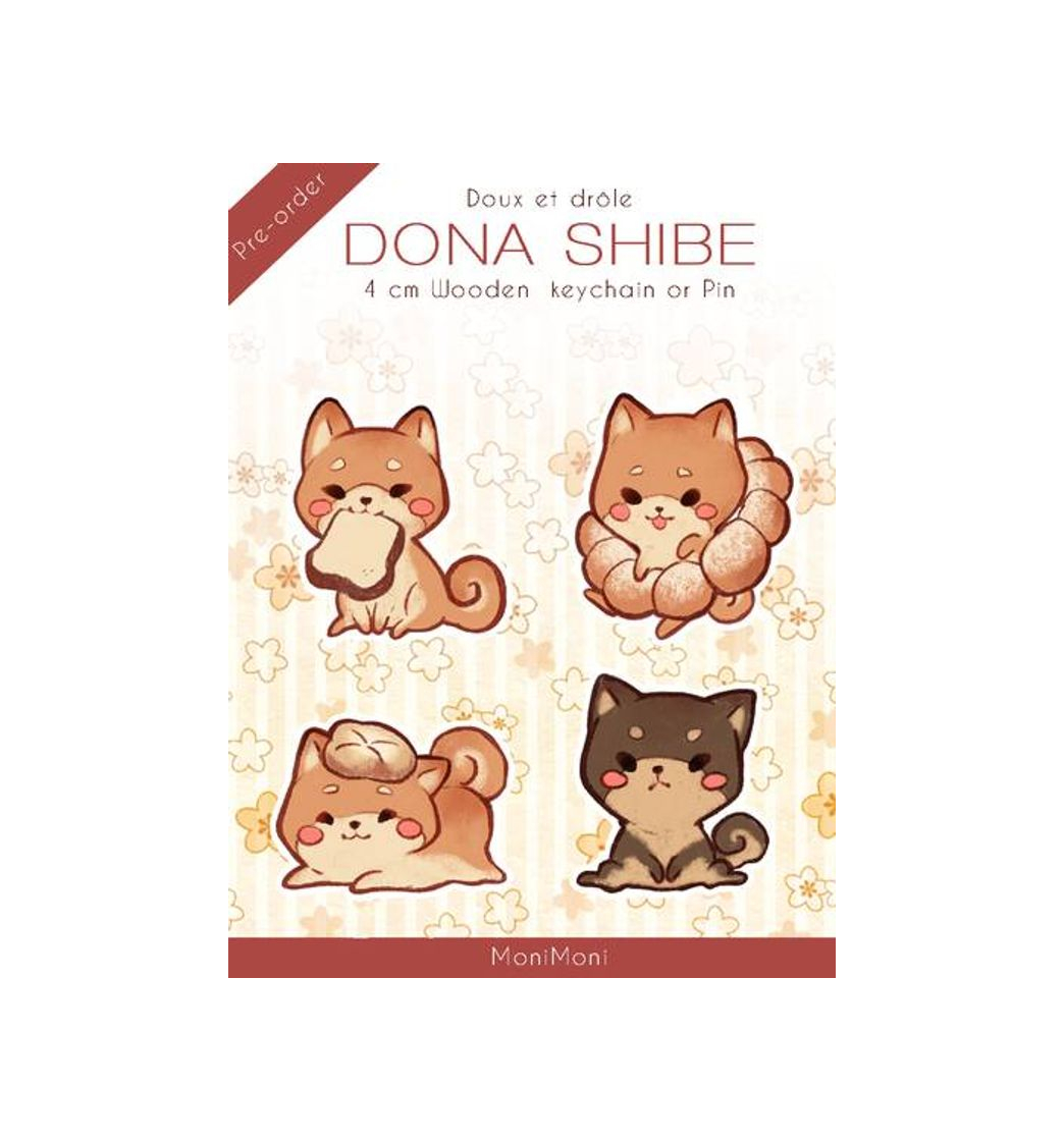 Producto Dona shibe stickers