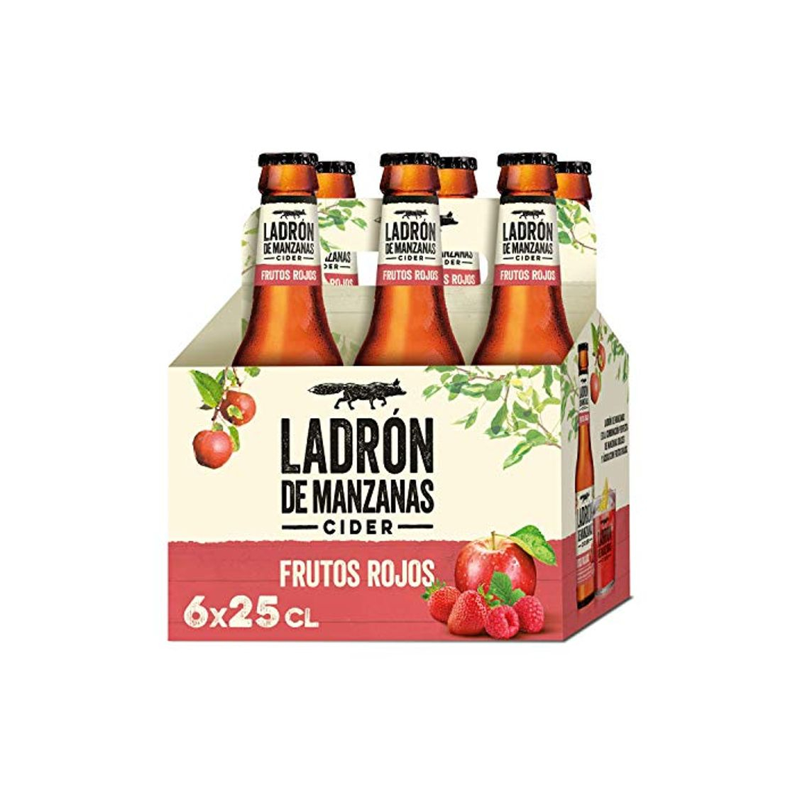 Producto Ladrón de Manzanas Red Berries Cider - Pack de 6 Botellas x