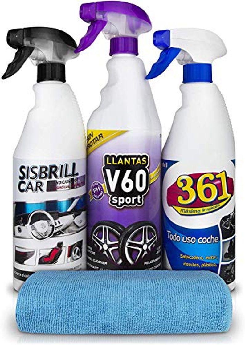 Social Sisbrill Kit Trío Esencial de Limpieza - Limpieza y Cuidado de Todo