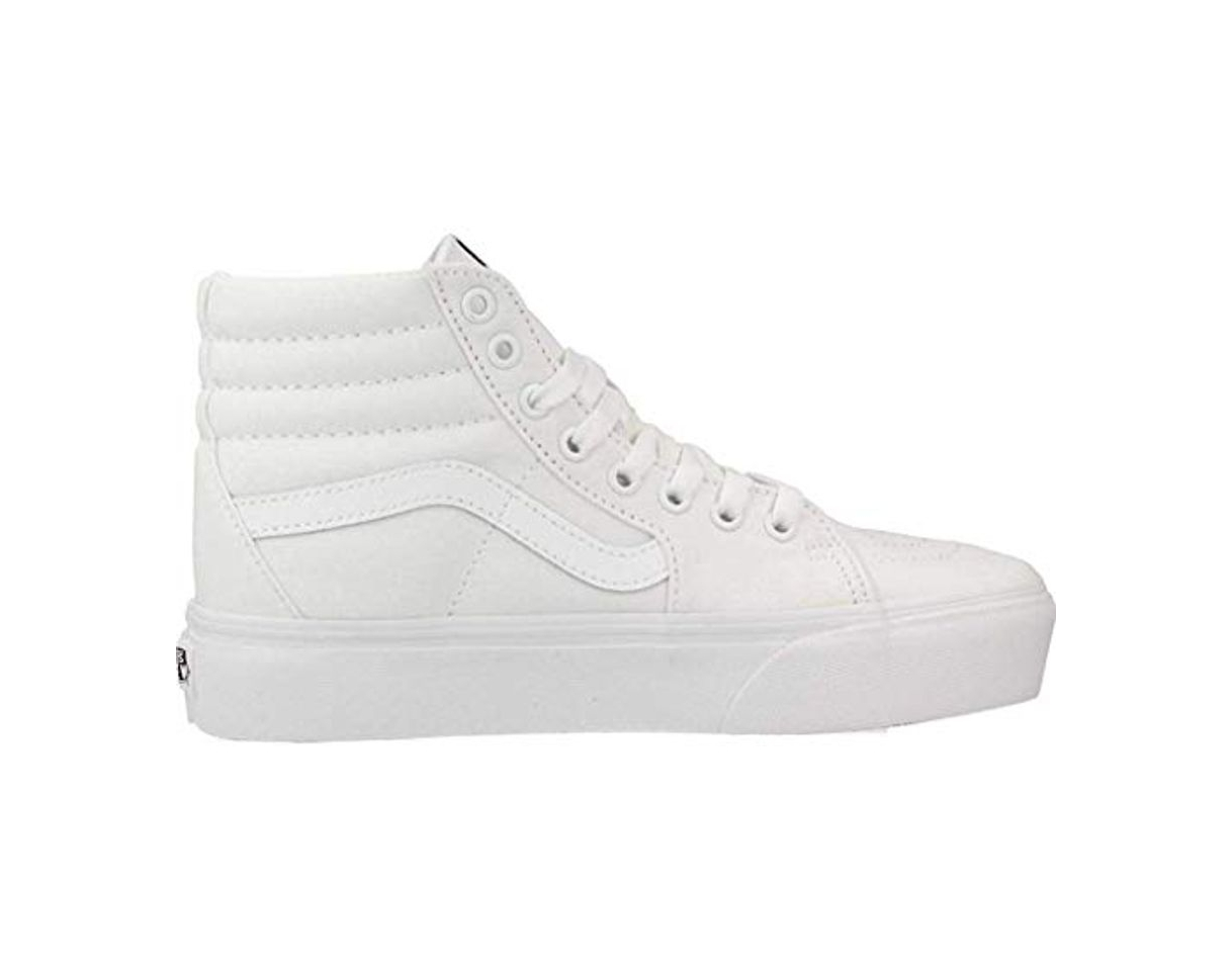 Fashion Vans Unisex SK8-Hi Platform 2 Canvas True White Entrenadores 38 EU