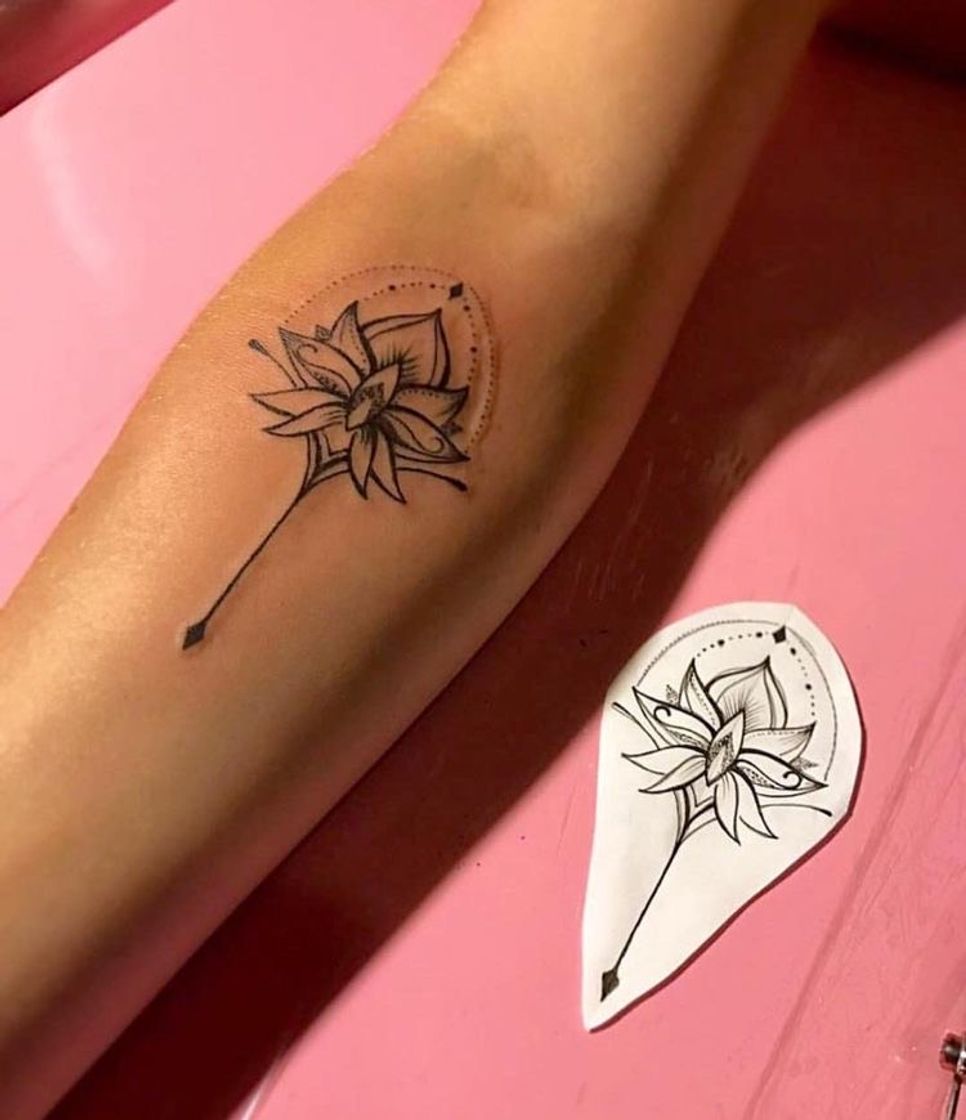 Fashion Tattoo Flower