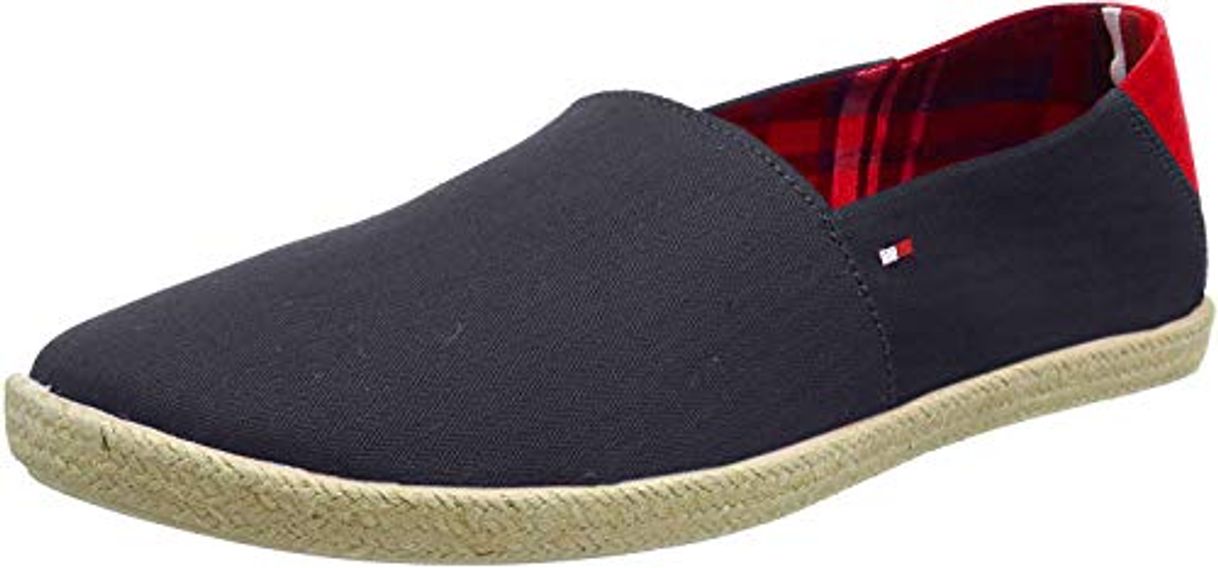 Fashion Tommy Hilfiger Easy Summer Slip on, Alpargatas Hombre, Azul