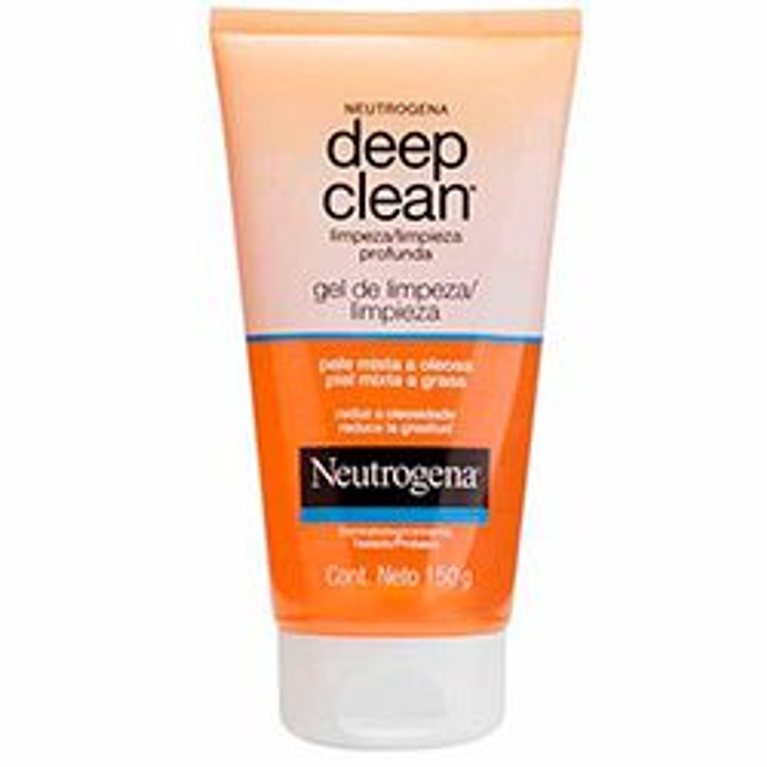 Moda Deep Clean Gel de Limpeza Facial 150g - Neutrogena 