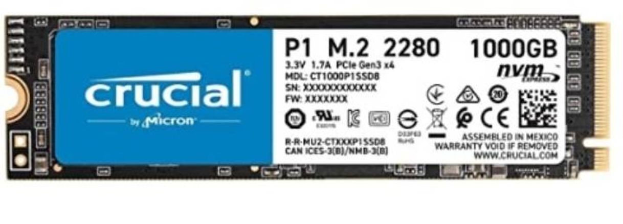 Moda Crucial - SSD M.2 de 1 TB