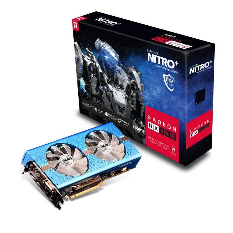 Moda Tarjeta Gráfica Rx590 8gb vram AMD