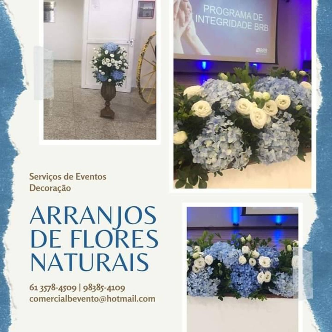 Fashion #bluhendeventos.           Decoração com flores naturais