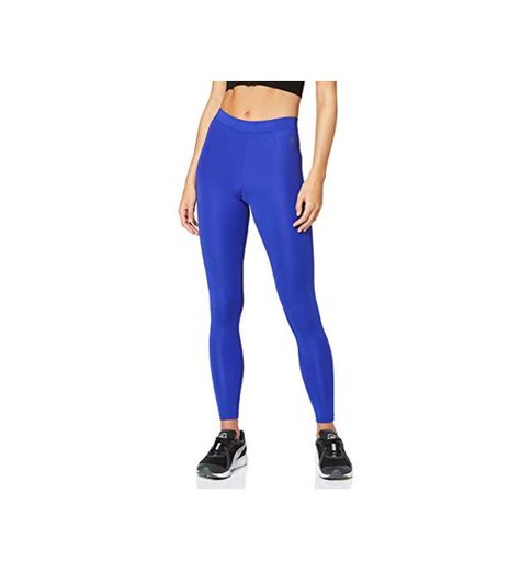 Marca Amazon - AURIQUE Mallas Largas de Deporte Mujer, Azul