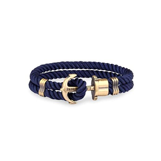 Paul Hewitt Pulsera para Hombre PHREP - Pulsera de Nylon Azul Marino