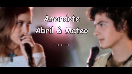 Amandote - Abril & Mateo - Cumbia Pop (LETRA) - YouTube