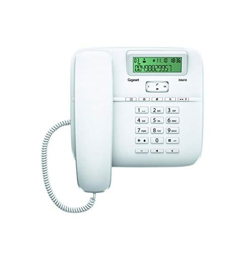 Gigaset DA610 - Teléfono Fijo de Sobremesa con Manos Libres e Identificación