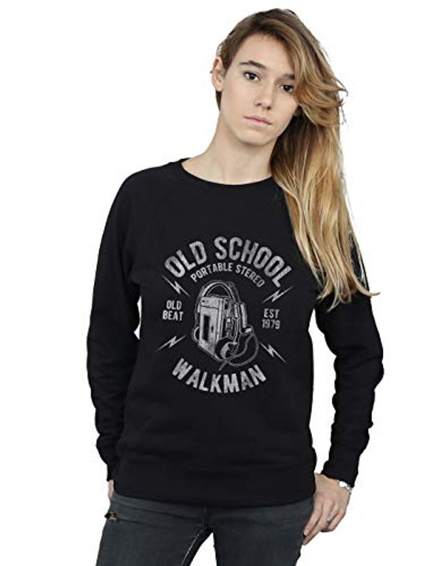 Fashion Absolute Cult Drewbacca Mujer Old School Walkman Camisa De Entrenamiento Negro XX