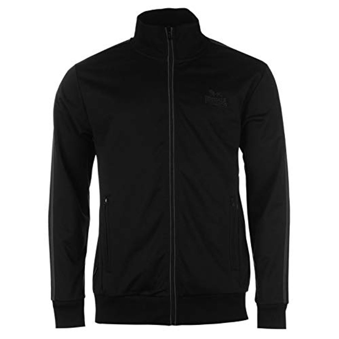 Product Lonsdale - Chaqueta deportiva casual con cierre de cremallera para hombre negro