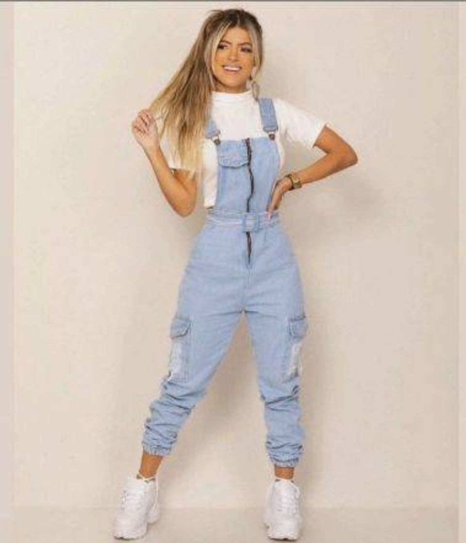 Social Macacão Jeans!