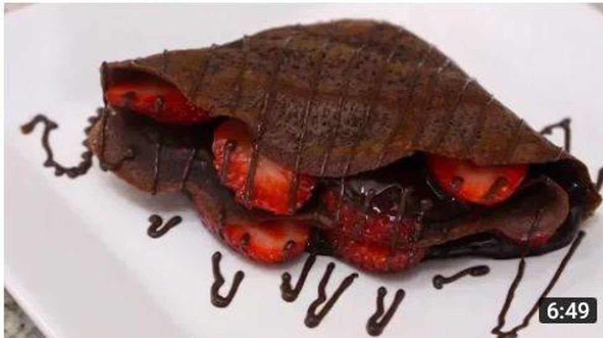 Social Panqueca de chocolate! 